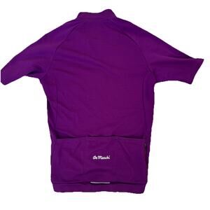 DeMARCHI SMARTWOOL CLASSICA CYCLING JERSEY PURPLE SZ S MADE IN ITALY $140